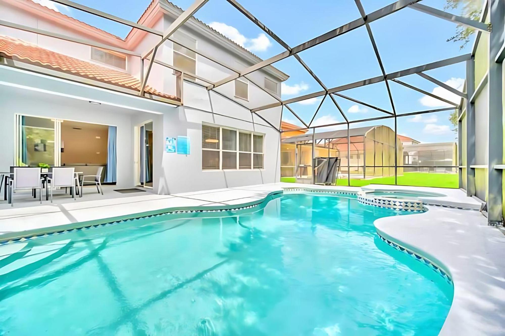 6Br Resort Home Near Disney - With Private Pool Hot Tub And Games Room Kissimmee Ngoại thất bức ảnh