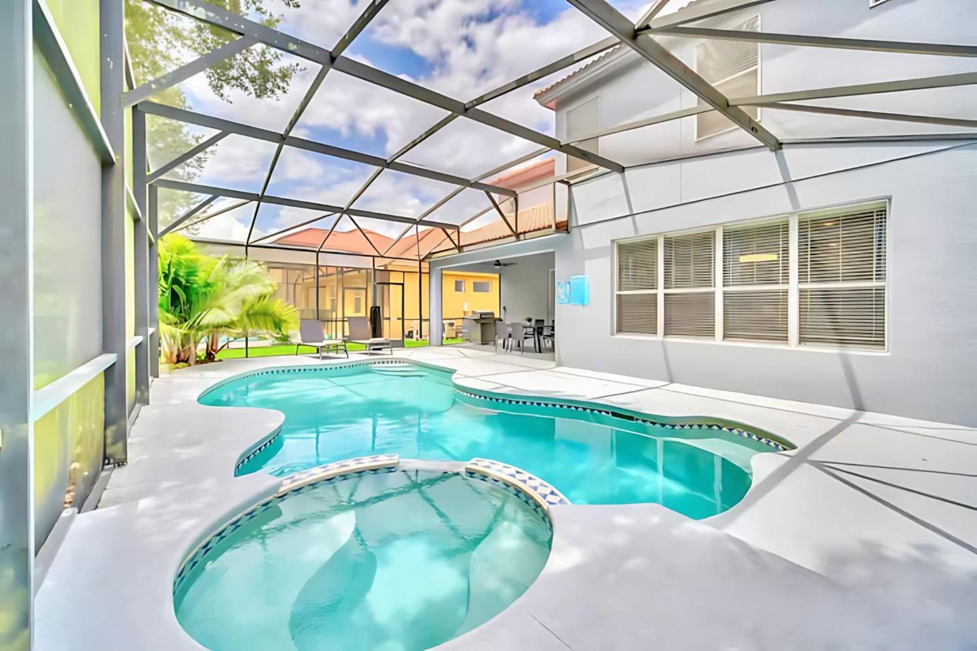 6Br Resort Home Near Disney - With Private Pool Hot Tub And Games Room Kissimmee Ngoại thất bức ảnh